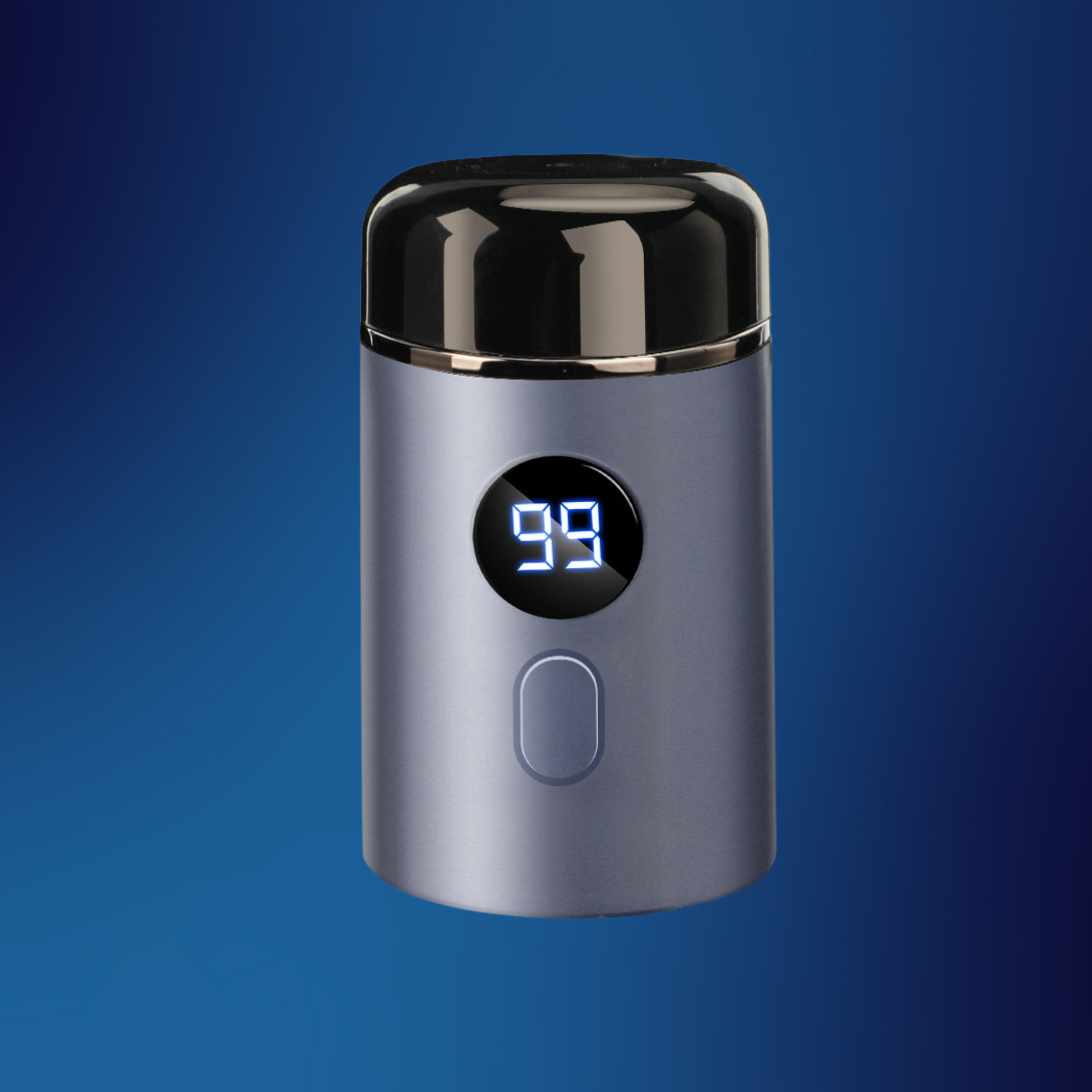 BestShaver | Mini Vandtæt Digital Barbermaskine | Mand/Kvinde/Unisex | Sort/Blå
