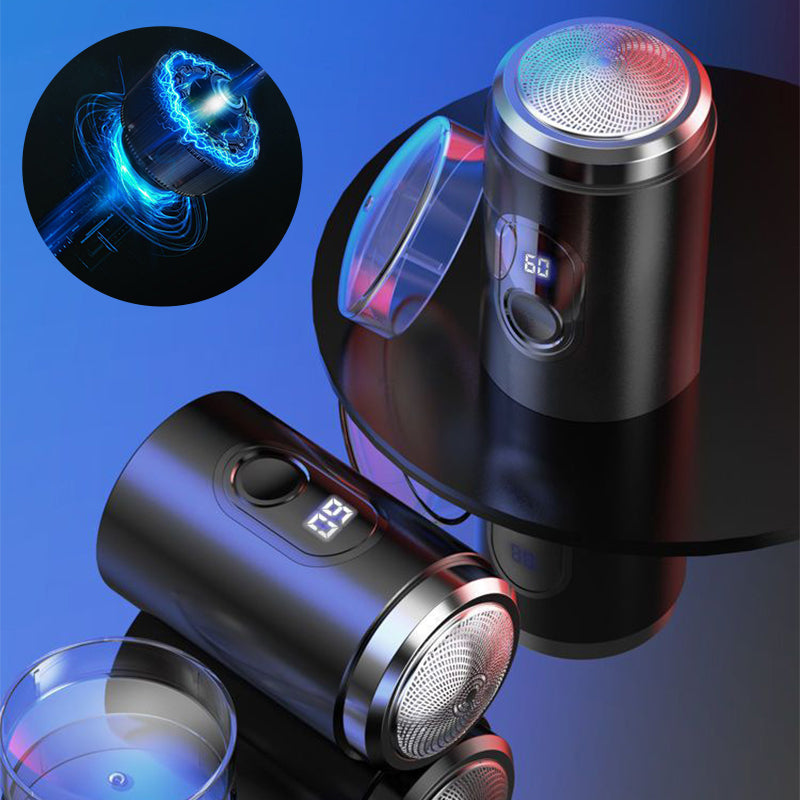 BestShaver | Mini Vandtæt Digital Barbermaskine | Mand/Kvinde/Unisex | Sort/Blå