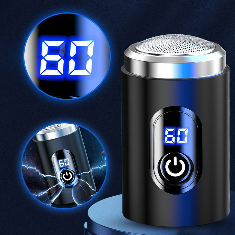 BestShaver | Mini Vandtæt Digital Barbermaskine | Mand/Kvinde/Unisex | Sort/Blå