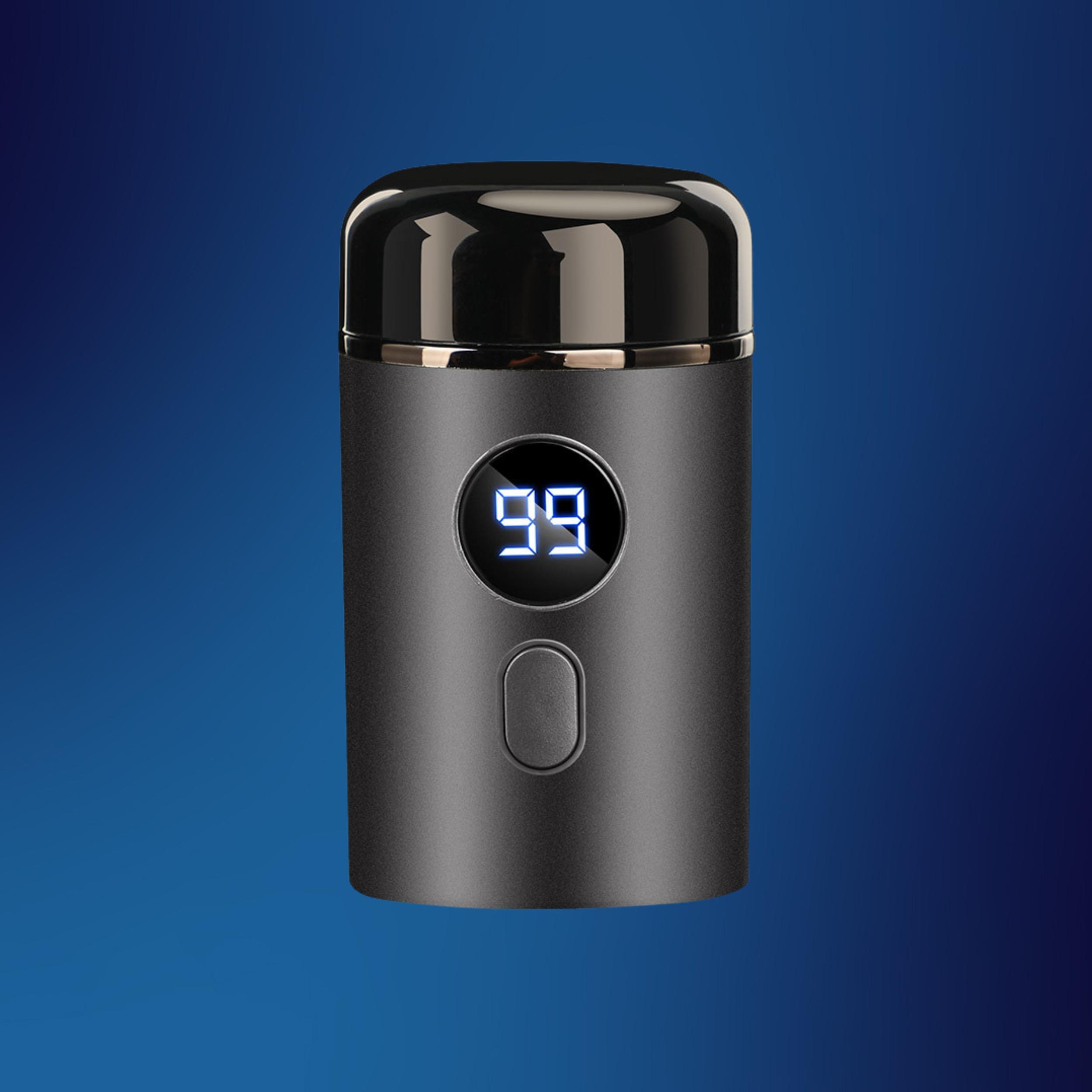 BestShaver | Mini Vandtæt Digital Barbermaskine | Mand/Kvinde/Unisex | Sort/Blå