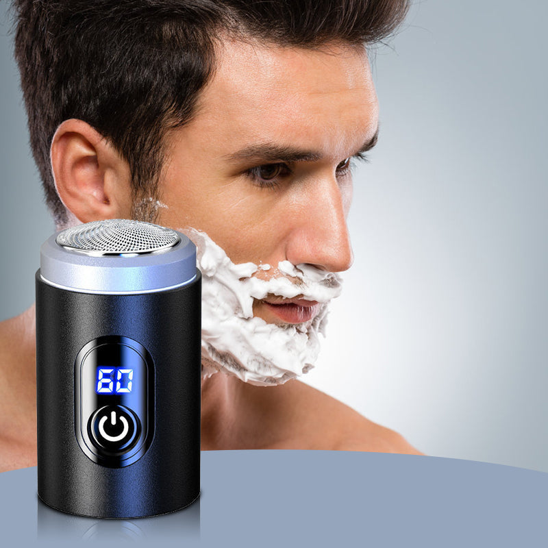 BestShaver | Mini Vandtæt Digital Barbermaskine | Mand/Kvinde/Unisex | Sort/Blå