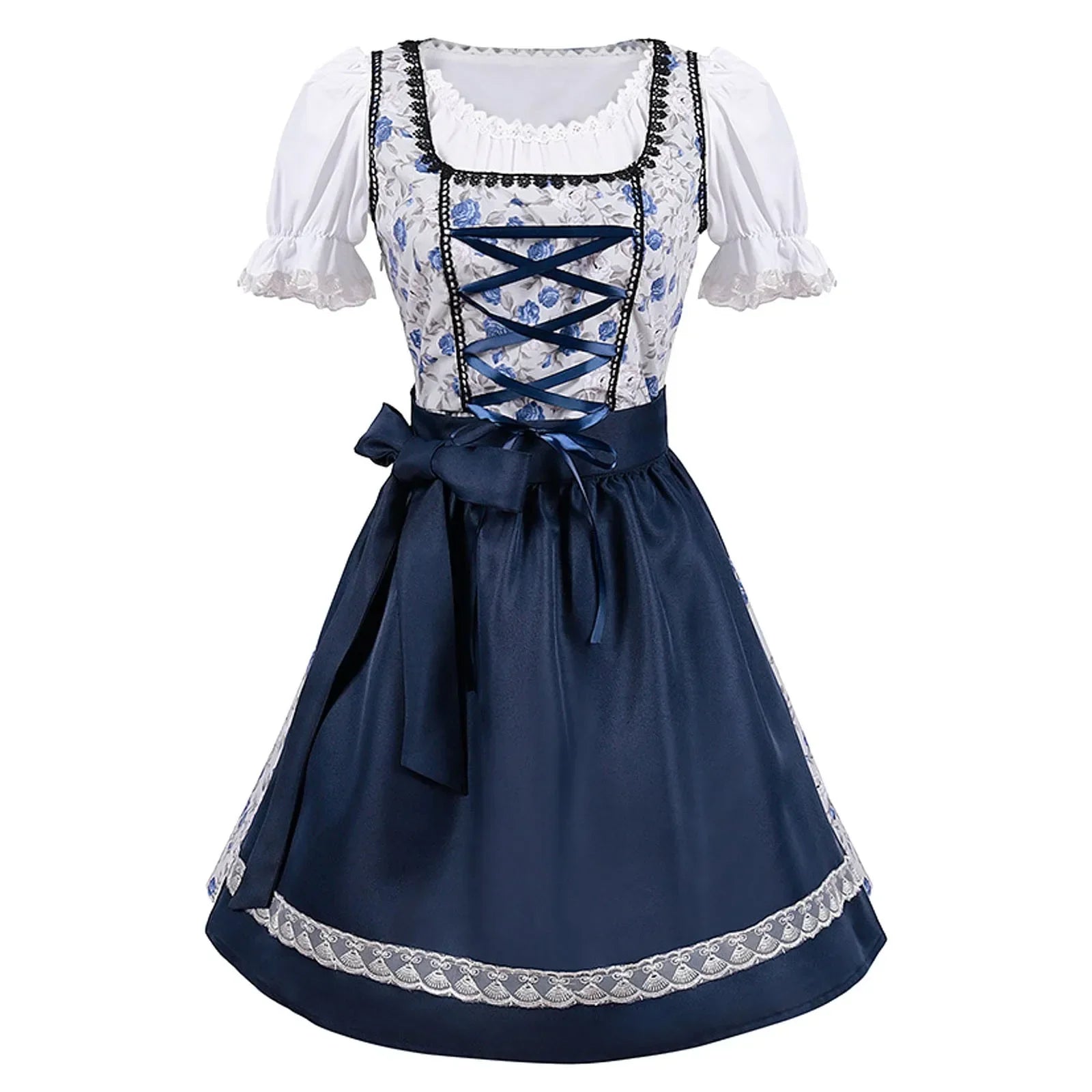 Betagende Bayersk Oktoberfest Dirndl Kjole