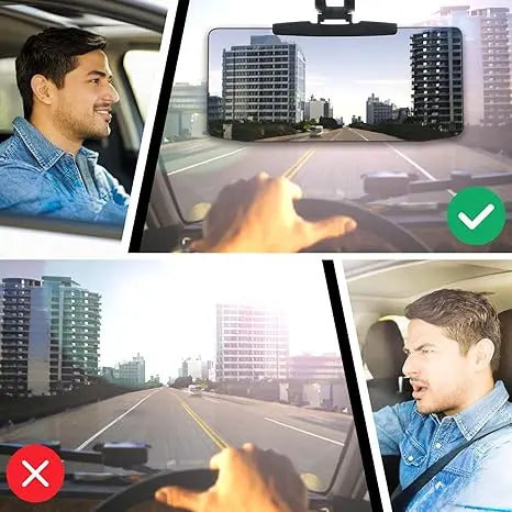 Bil Blændingslysblokering med Dag- og Natfilter