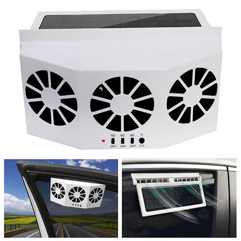Bilventilator Solcelledrevet
