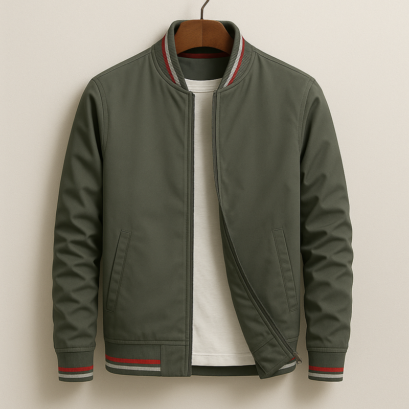 Bob Blouson Bomber Herre – Letvægts & Elegant Varsity Jakke med Moderne Stil
