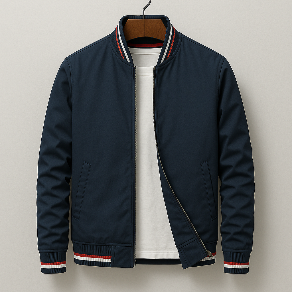 Bob Blouson Bomber Herre – Letvægts & Elegant Varsity Jakke med Moderne Stil