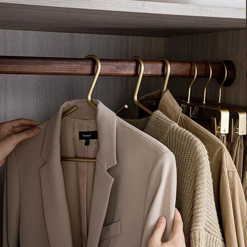 Bøjlesæt til Garderobe Guld og Sølv Moderne Design