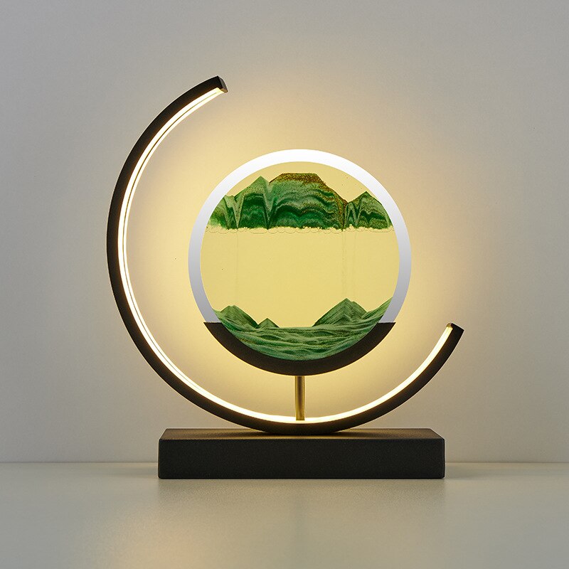 Bordlampe 3D Sand Skål Moderne Design
