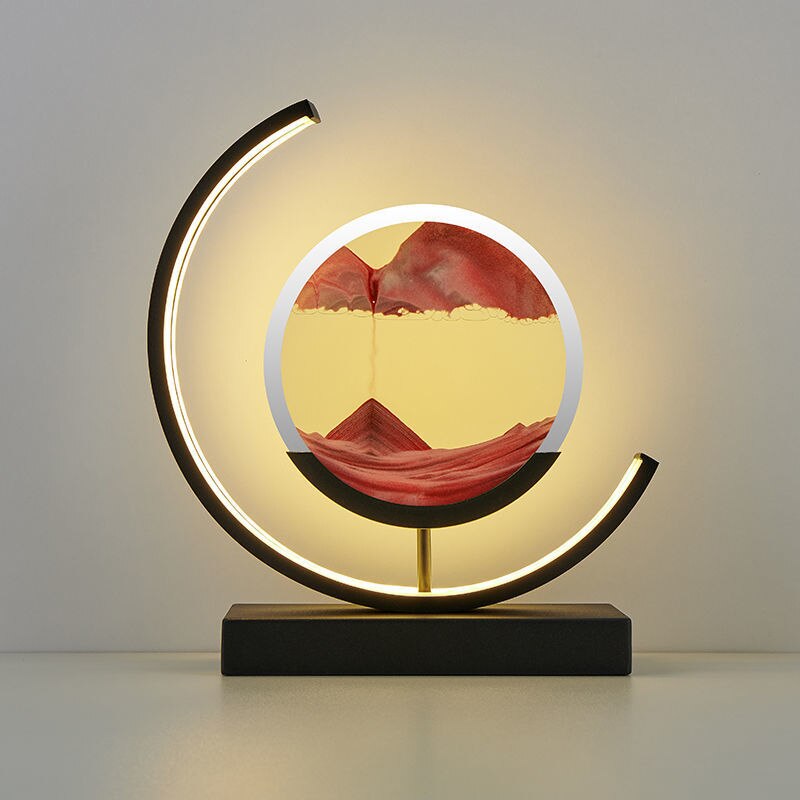 Bordlampe 3D Sand Skål Moderne Design