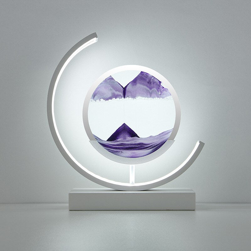 Bordlampe 3D Sand Skål Moderne Design