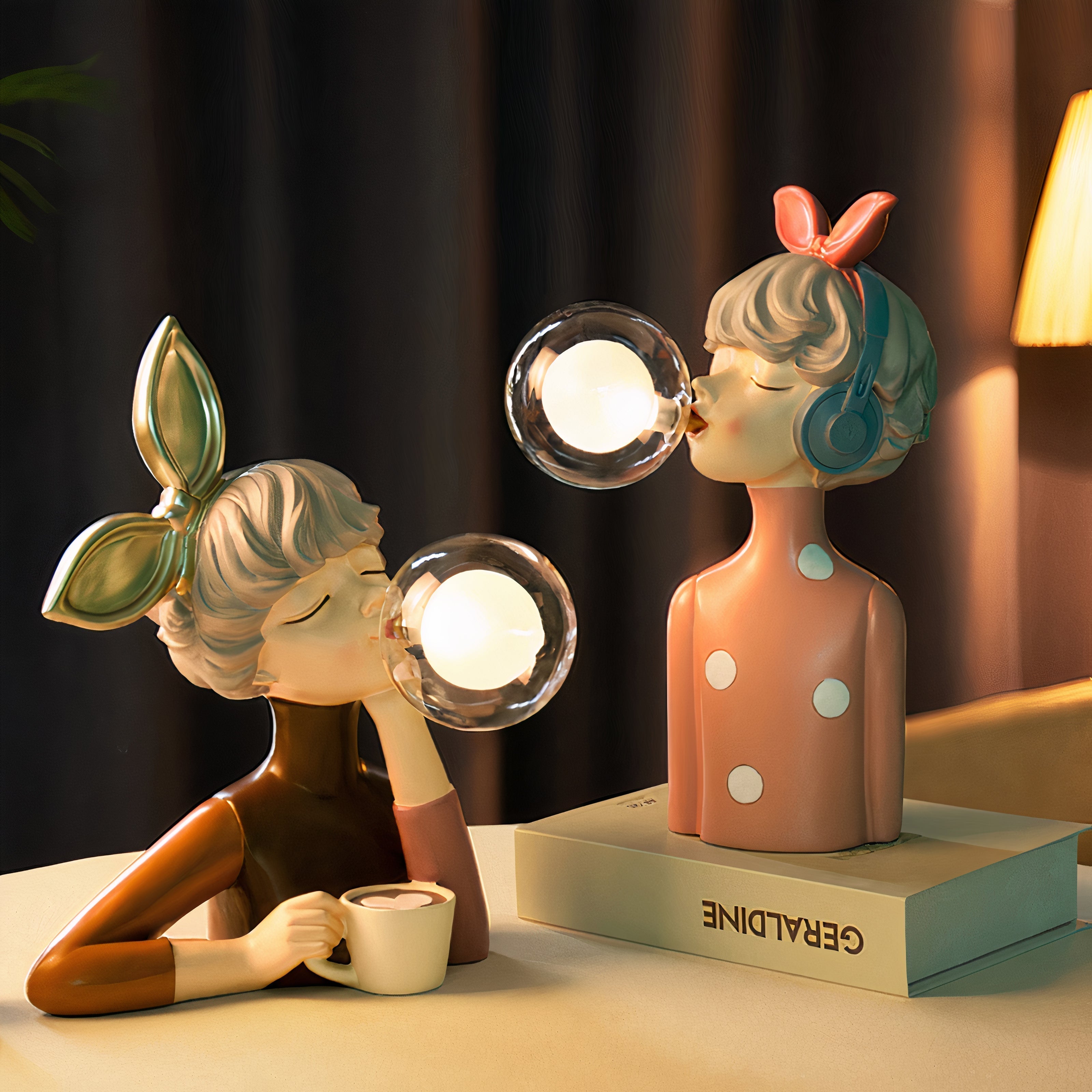 Bordlampe Håndlavet Kunstnerisk Design