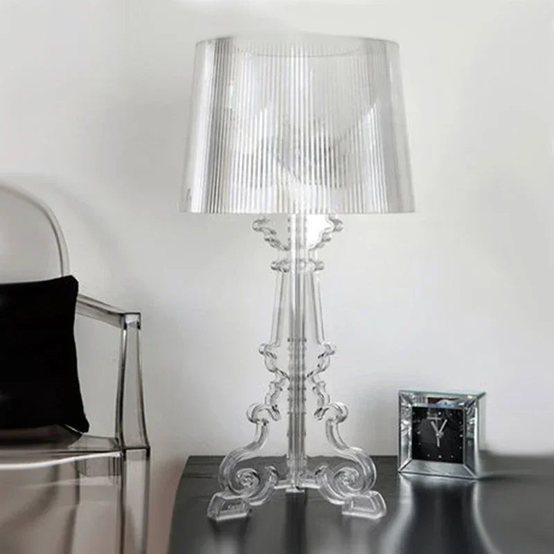 Bordlampe Justerbar Højde Barokstil