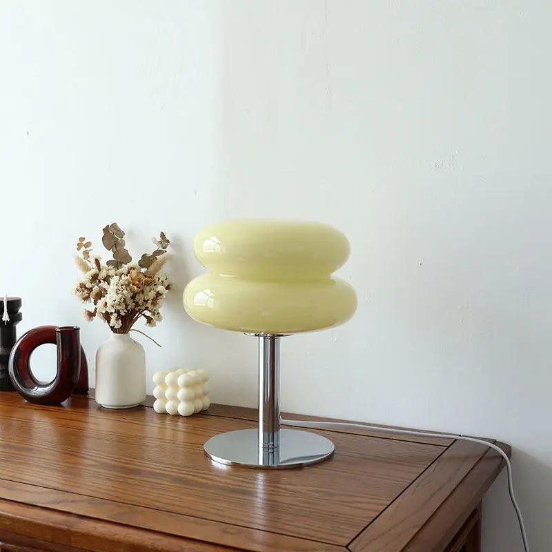 Bordlampe Uden Ledning Bauhaus Stil Med Justerbar Lysstyrke