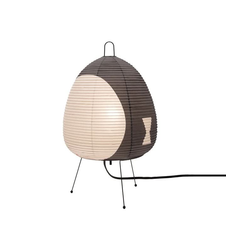 Bordlampe i Japansk Design med Rispapir
