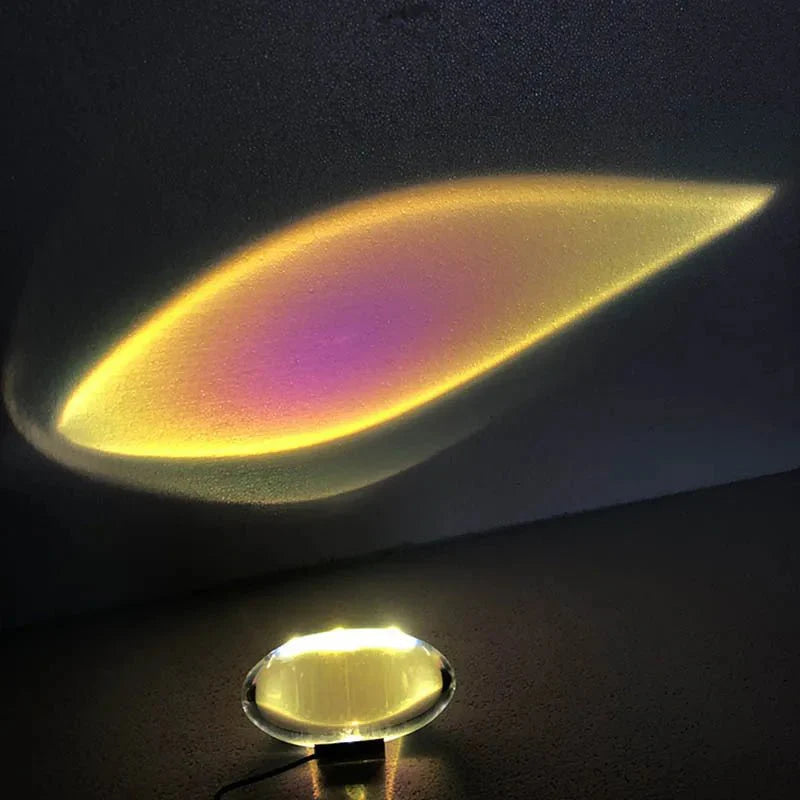 Bordlampe med Krystaldetaljer