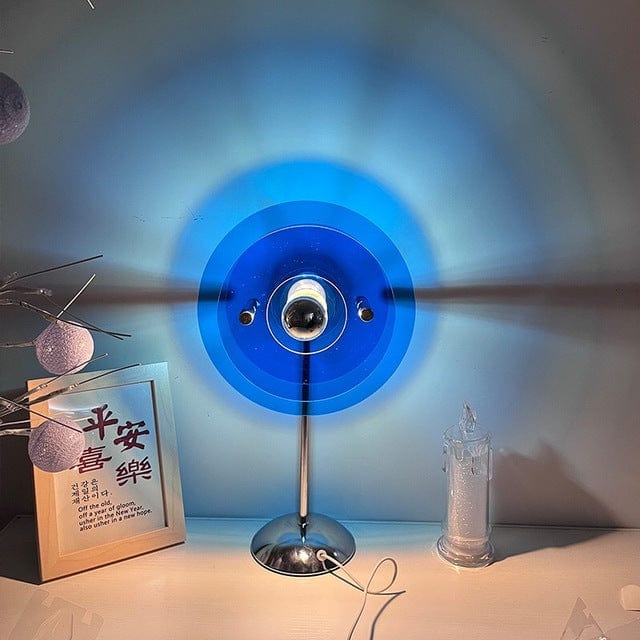 Bordlampe med Solnedgangsprojektion