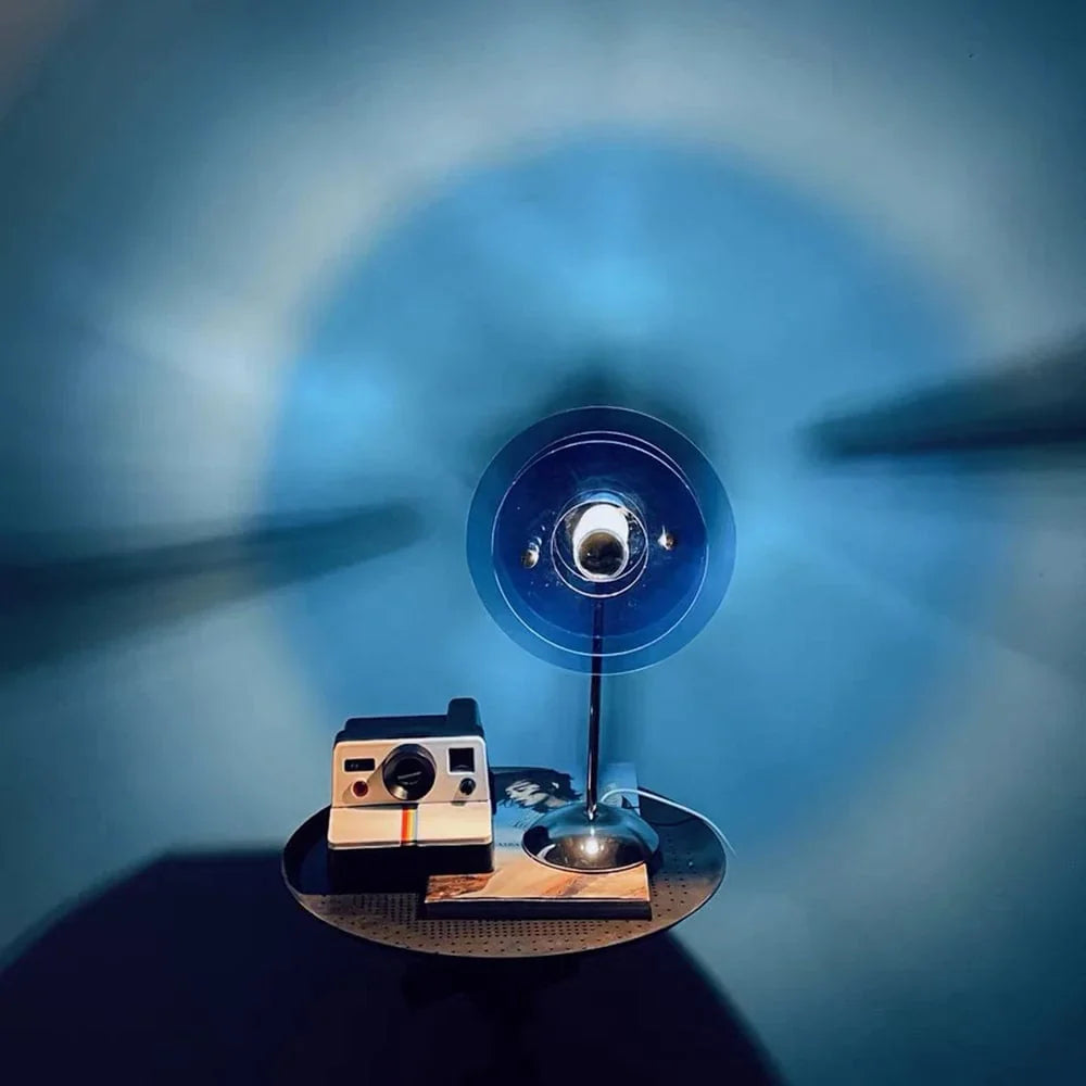 Bordlampe med Solnedgangsprojektion