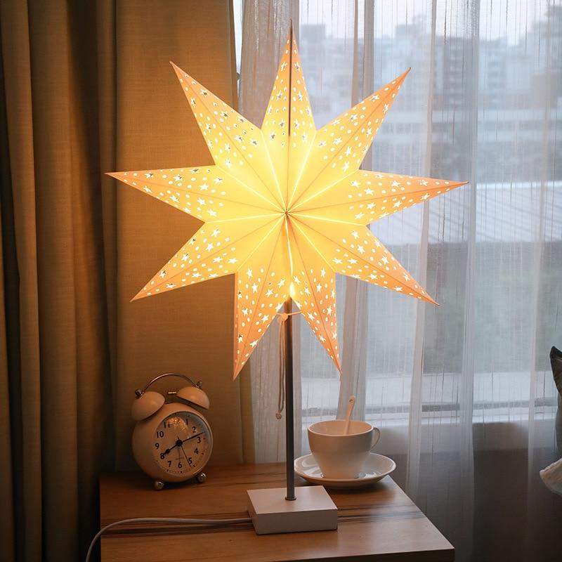 Bordlampe med Stjernedesign