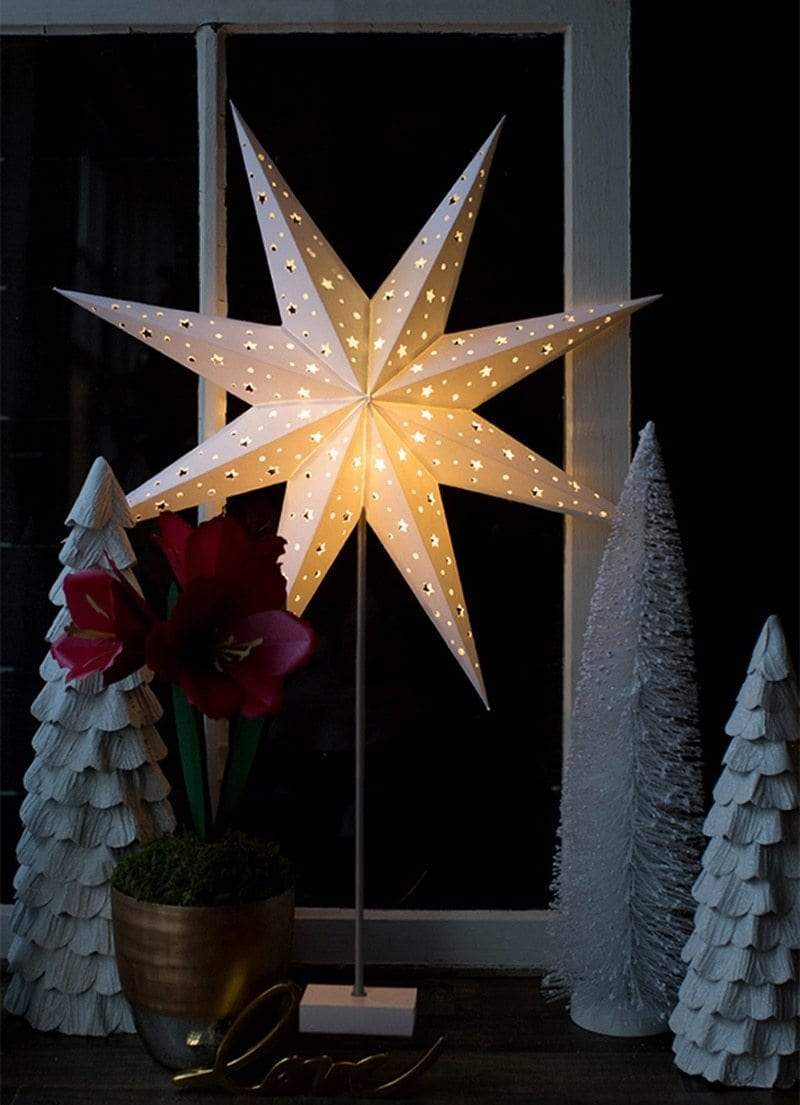 Bordlampe med Stjernedesign