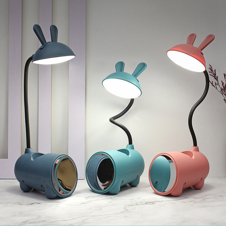 Børnelampe Touch-Lampe med Penneholder Kanin Design