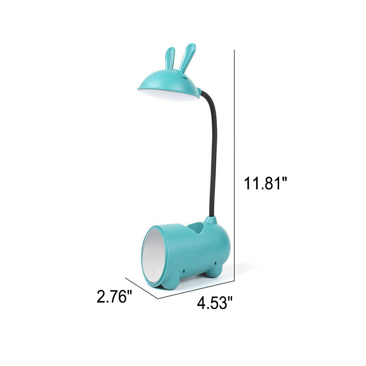 Børnelampe Touch-Lampe med Penneholder Kanin Design