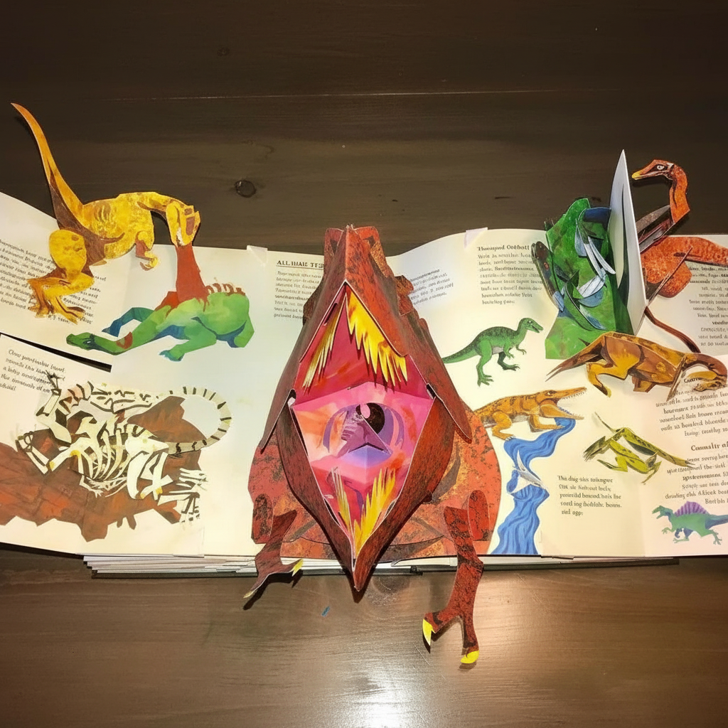 Børns 3D Pop-up Bog Dinosaurer Eventyr