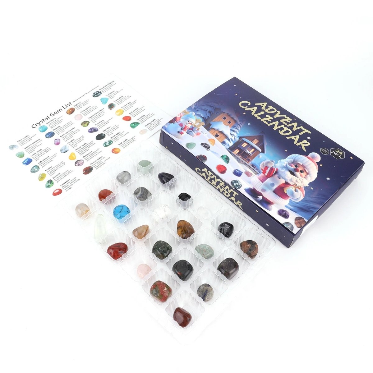 Børns Adventskalender med Ædelsten Udgravning - Læring og Leg i December