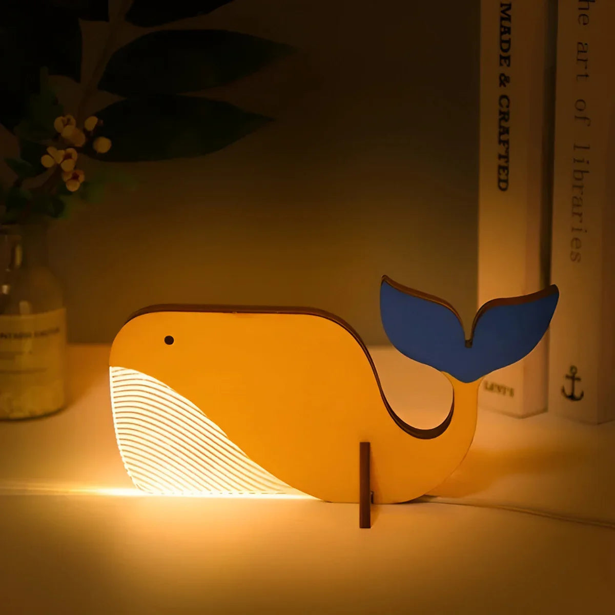 Børns Bordlampe med Dyremotiver