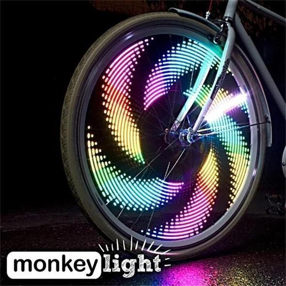Børns Cykellys med RGB LED Mønstre
