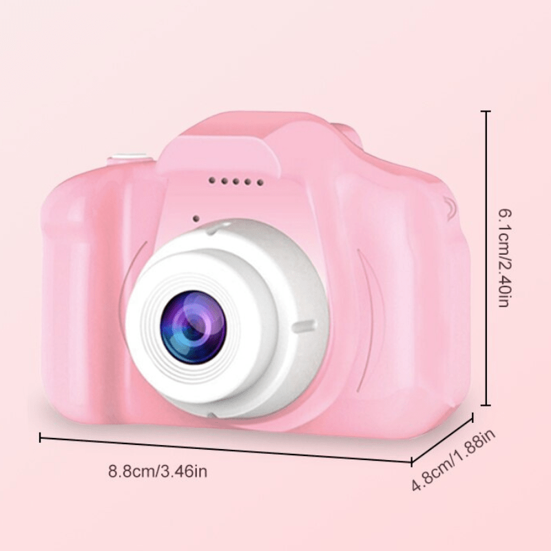 Børns Digitalkamera Kreativ Fotografi Dobbeltkamera 1080p HD