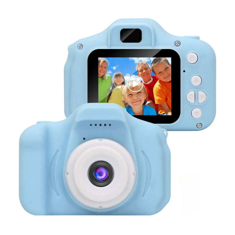 Børns Digitalkamera Kreativ Fotografi Dobbeltkamera 1080p HD