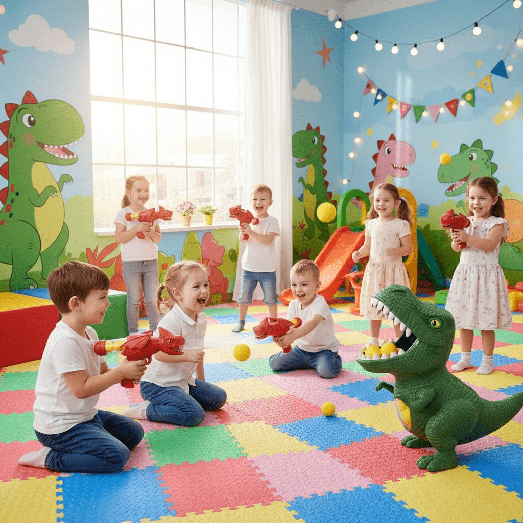 Børns Dinosaur Skydespil DINOPOP BLASTER