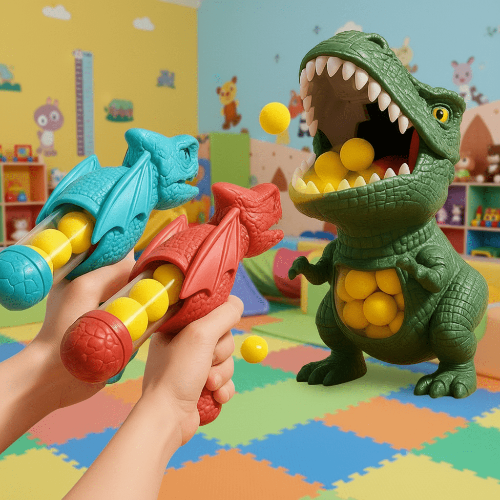 Børns Dinosaur Skydespil DINOPOP BLASTER