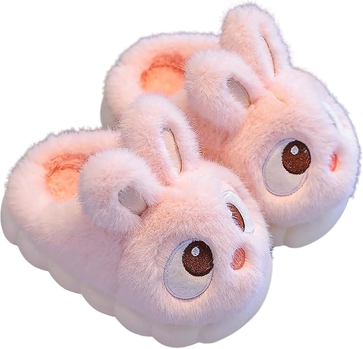 Børns Fluffy Kanin Hjemmesko