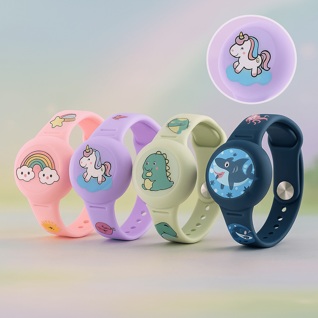 Børns GPS-Armbånd Justerbart Farverigt Design