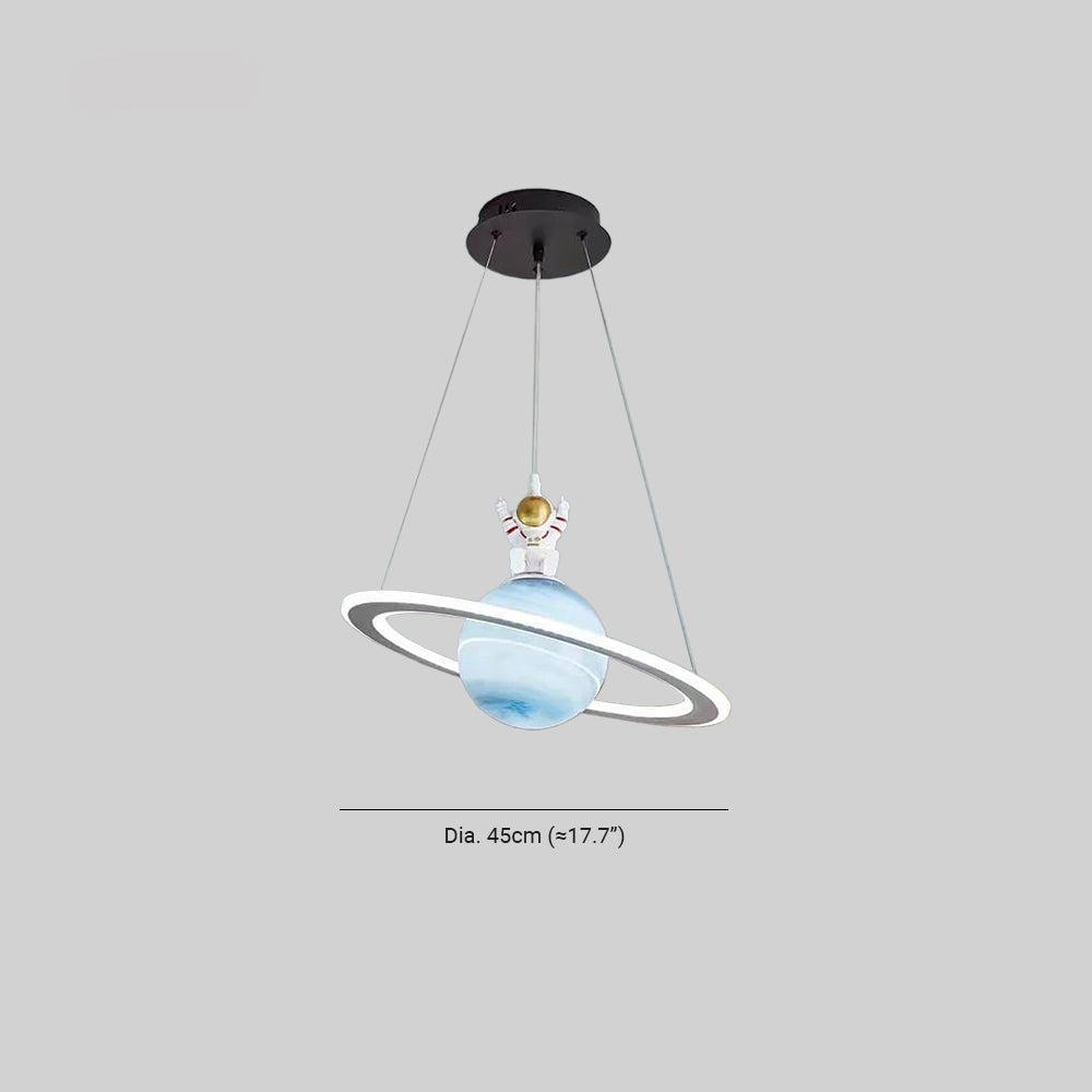 Børns LED Hængelampe Planetarisk Design