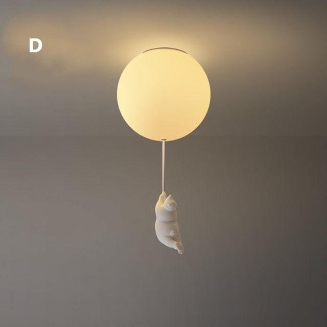 Børns Loftslampe Bjørn Design