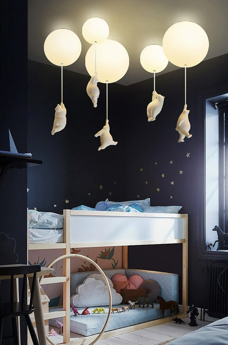 Børns Loftslampe Bjørn Design