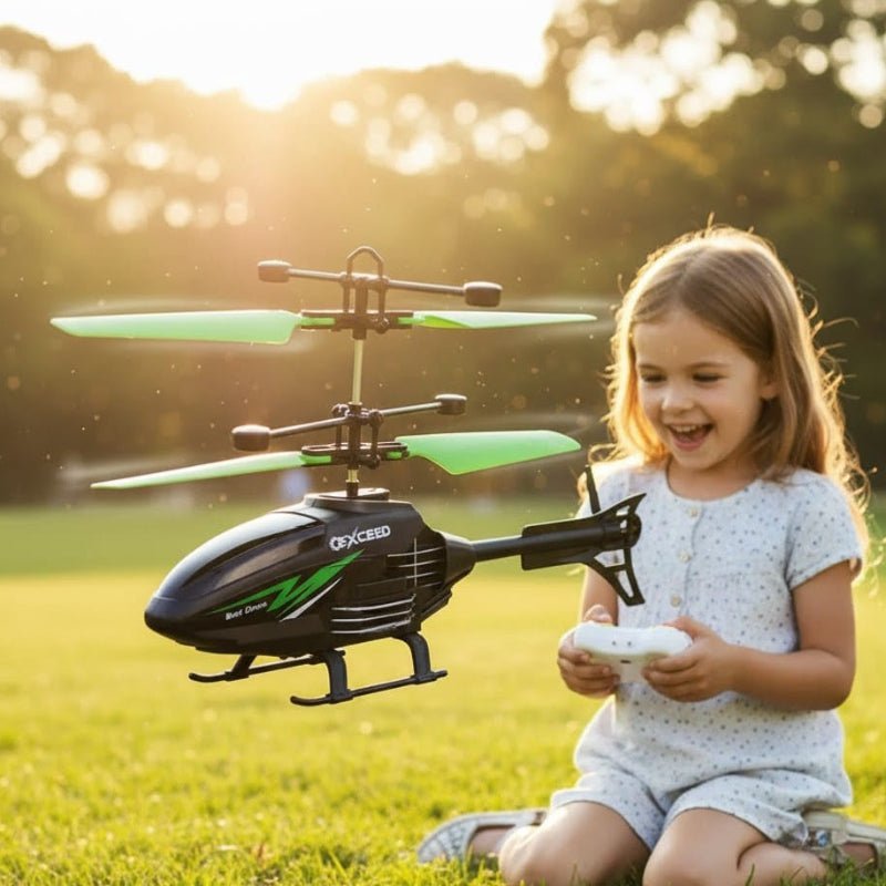 Børns Minihelikopter Genopladelig Med Gyrostabilisering