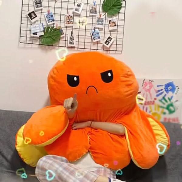 Børns Plys Blæksprutte Krammedyr
