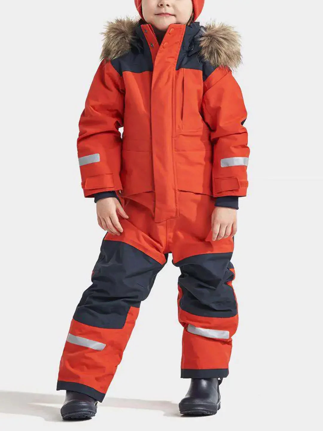 Børns Skioverall Vandtæt og Vindtæt med Hætte