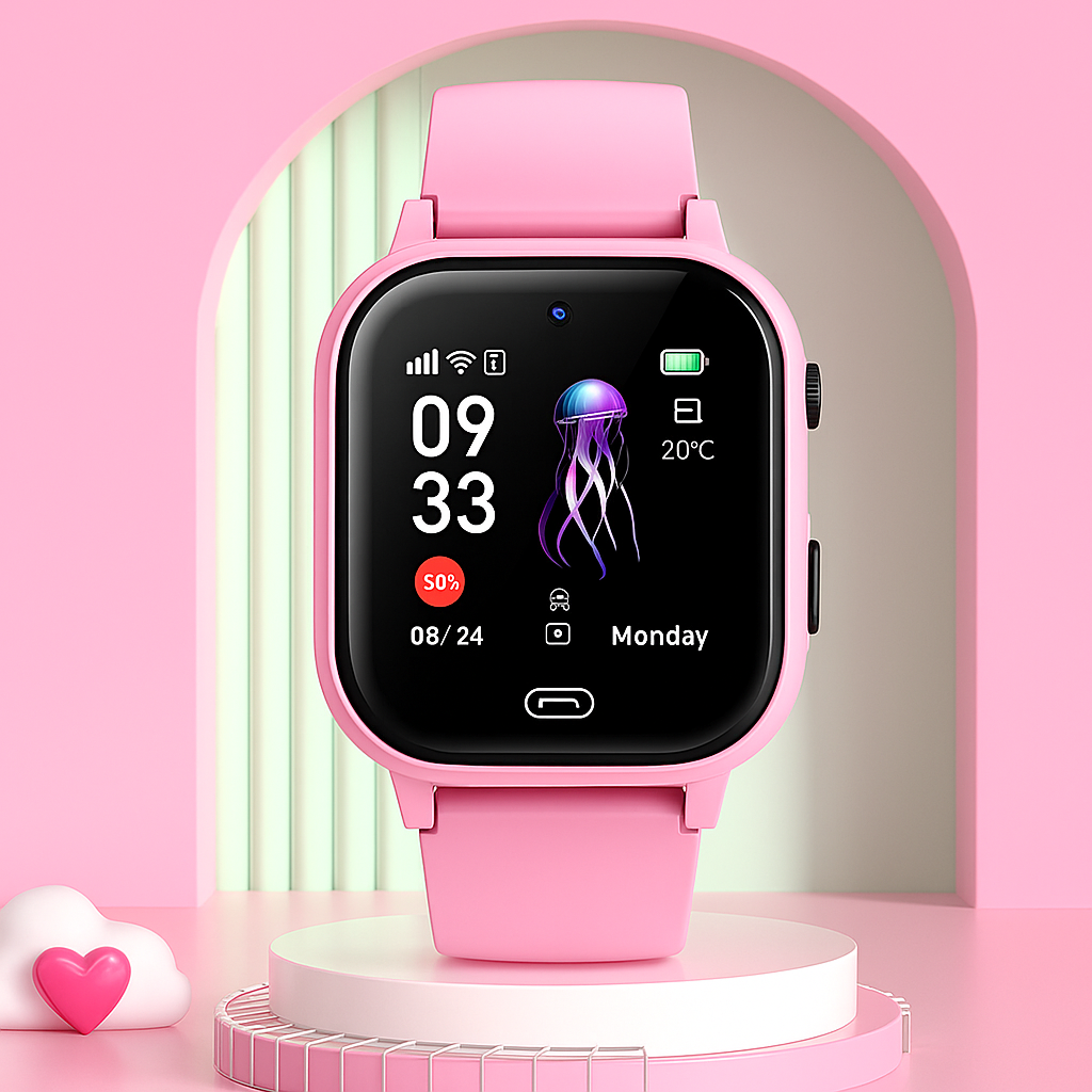 Børns Smartwatch med GPS og Kamera, Vandtæt og Letvægts Design