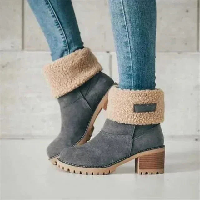 Ella | Mid-Calf Uldstøvler