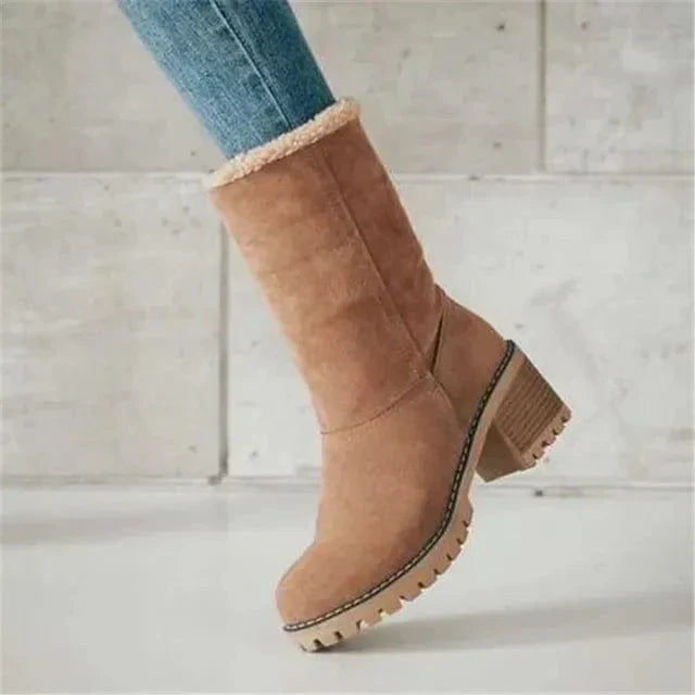 Ella | Mid-Calf Uldstøvler