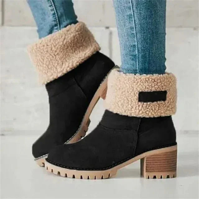 Ella | Mid-Calf Uldstøvler