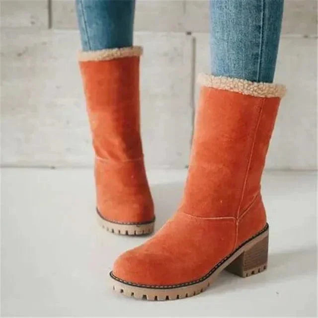 Ella | Mid-Calf Uldstøvler