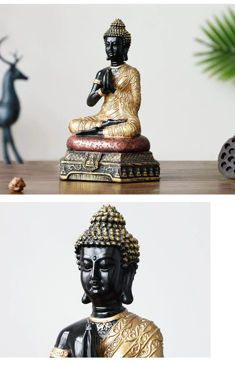 Buddha Statue Mediterende Design