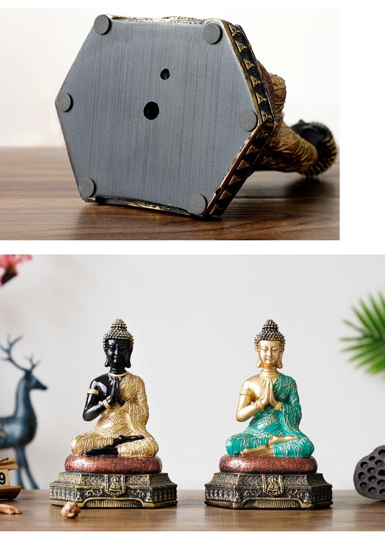 Buddha Statue Mediterende Design