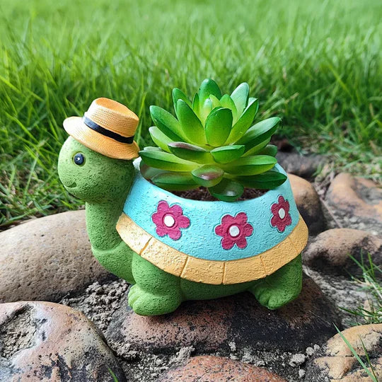 TurtleSprout – Legesyg skildpaddeformet plantekasse, der tilføjer charme til haver og indendørs