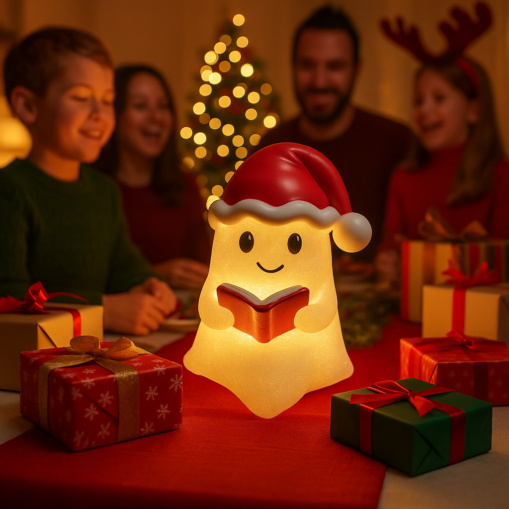 GhostGlow | Juleånd Varmlys Dekoration til Festlig Dekoration
